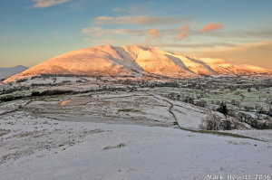 Sunset Over Blencathra