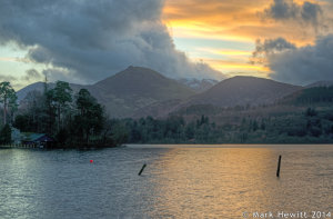 Sunset Over Causey Pike & Barrow Fell