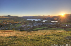 Sunset Over Derwentwater From Latrigg