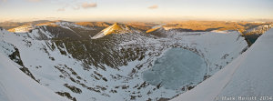 Swirrel Edge, Red Tarn & Striding Edge From Helvellyn