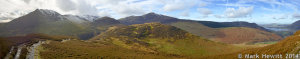 The Coledale Horseshoe From Barrow Fell
