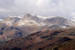 The Langdales from Loughrigg