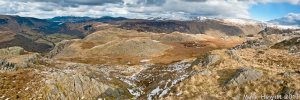 The Panoramic View From Rosthwaite Fell