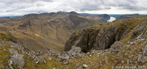 The Scafells, Lingmell & Wasdale From Great Gable