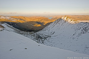 Ullswater & Swirrel Edge From Helvellyn Lower Man