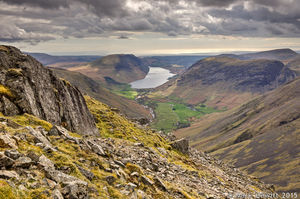 Wasdale & Yewbarrow From Great Gable