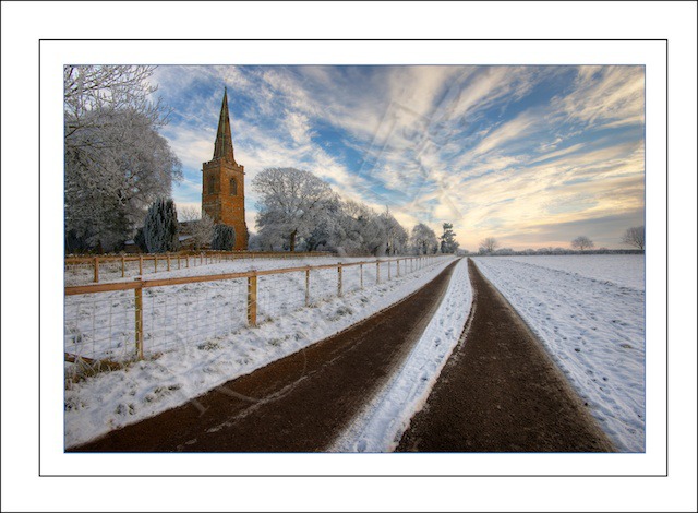 Preston Church in Winter