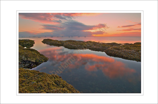 Sunrise over Cushendall Bay