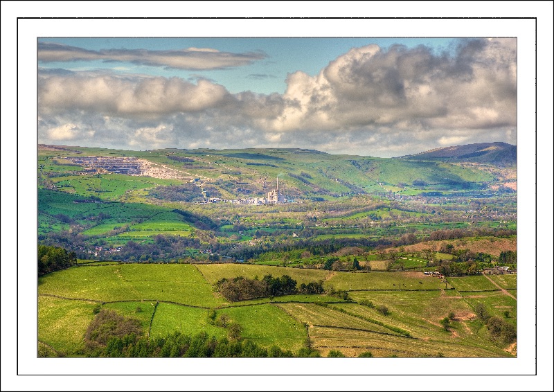 Across the Hope Valley from Mam Tor