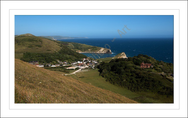High over Lulworth Cove