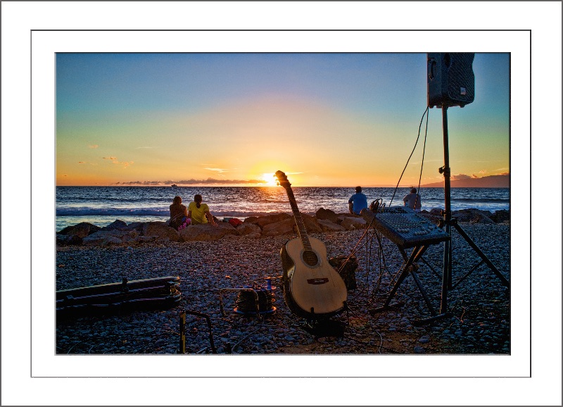 Music on the beach