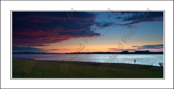 Sunset over Rutland Water