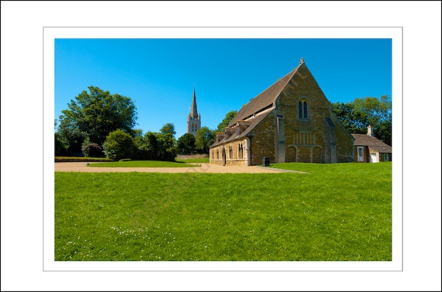 Oakham Castle and All Saints Church Spire