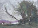 The Leaning Tree Trunk (After Corot)
