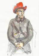 Dom in a Cowboy hat, Crooked Billet Hall, 2017