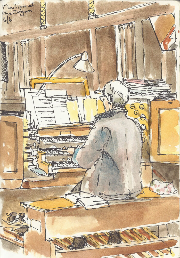 Marilyn at the Organ