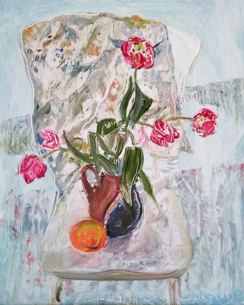 Palette knife flowers
