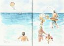 On the beach, Nice
