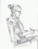 Annette at the Greyhoung