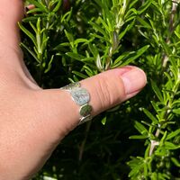 Silver Pebble Ring