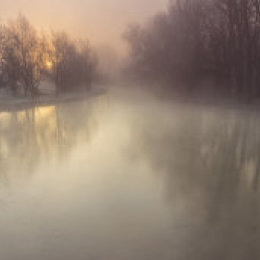 The beauty of the Thames, Port Meadow at sunrise