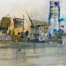 City by the water