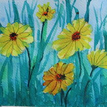 Easy Daisy Watercolour