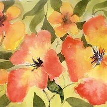 Watercolour flowers