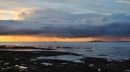 L1020 Farne Islands. Rain at Sunset.