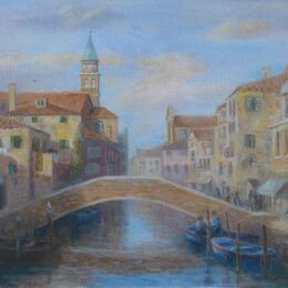 Chioggia, Italy, 24" x 16", Oils