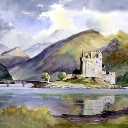 Eilean Donan Castle - Watercolour