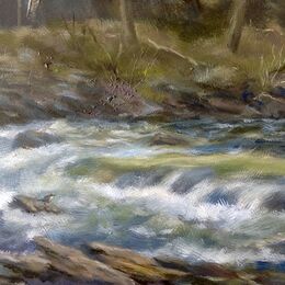 The Dipper - oils 11.5"x8"