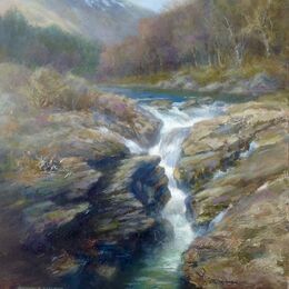 Falls of Orchy - oils