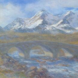 Sligachan, Cuillins, Isle of Skye -oils 14"x8" SOLD