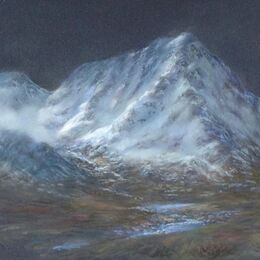 Silence - Glen Etive - Pastels 18"x9"