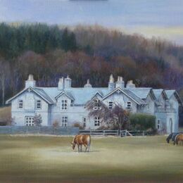 John Brown's House - Balmoral Castle, 24" x 16", Oils