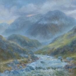 River Gruinard, West Highlands - oils 16" x 12" SOLD