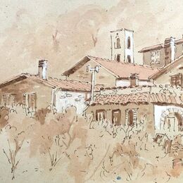 Village, Tuscany