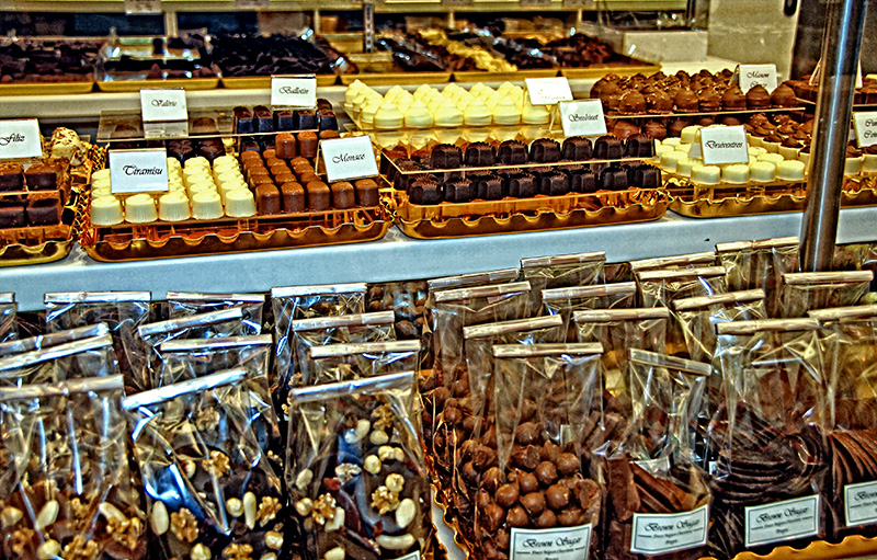 A Chocolate Shop in Bruges