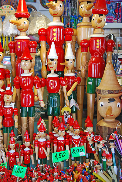 A Pinocchio Shop in Collodi