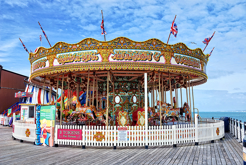 Carousel on Brighton Pier