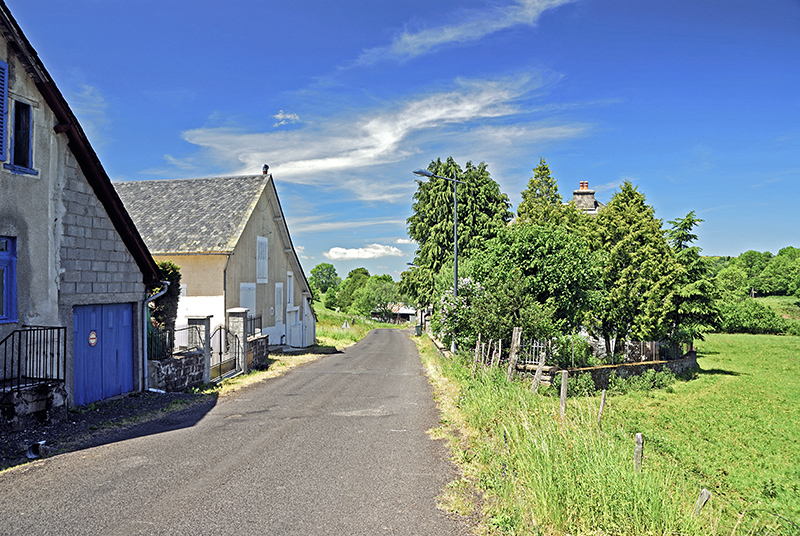 Country Road in The Auvergne