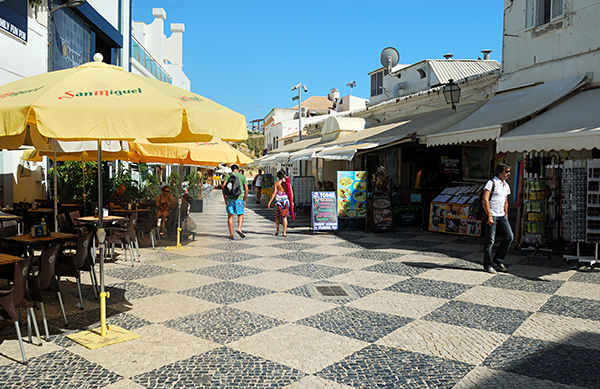 Cafes and Shops in Albufeira