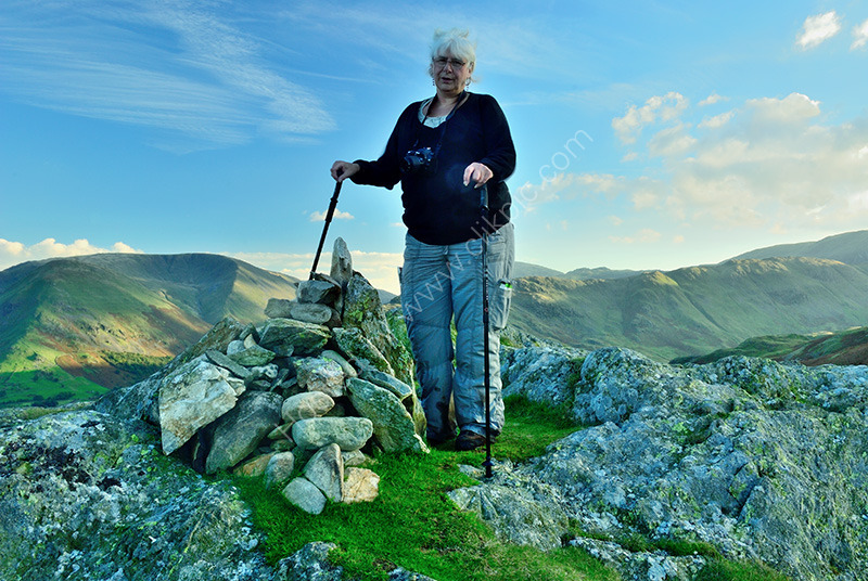 Liz on top of the World