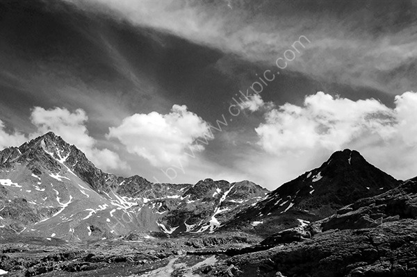 Mountains at Passo Gavia