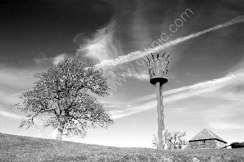 Beacon, Barn and Tree at Brede