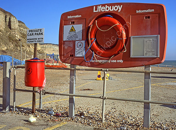 Information Board and Lifebelt