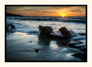 Sun Setting Hallett Cove Beach