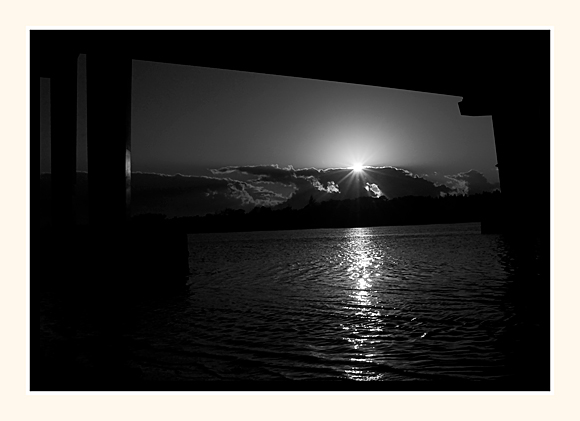 Light Path Under The Bridge