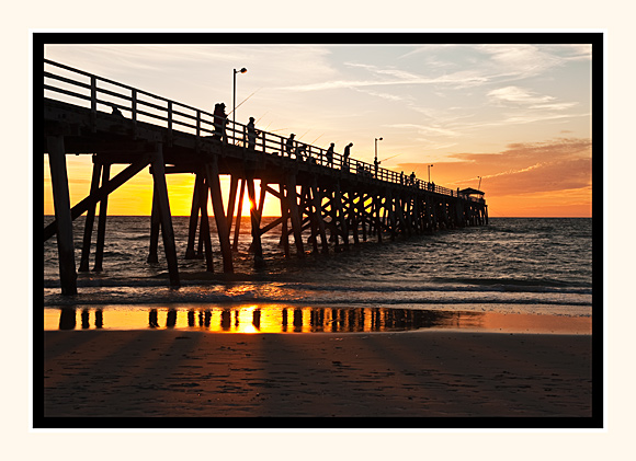 Sunset Fishing Grange Jetty